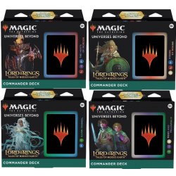 The Lord of the Rings: Tales of Middle-Earth (MTG) Commander Deck Set of 4